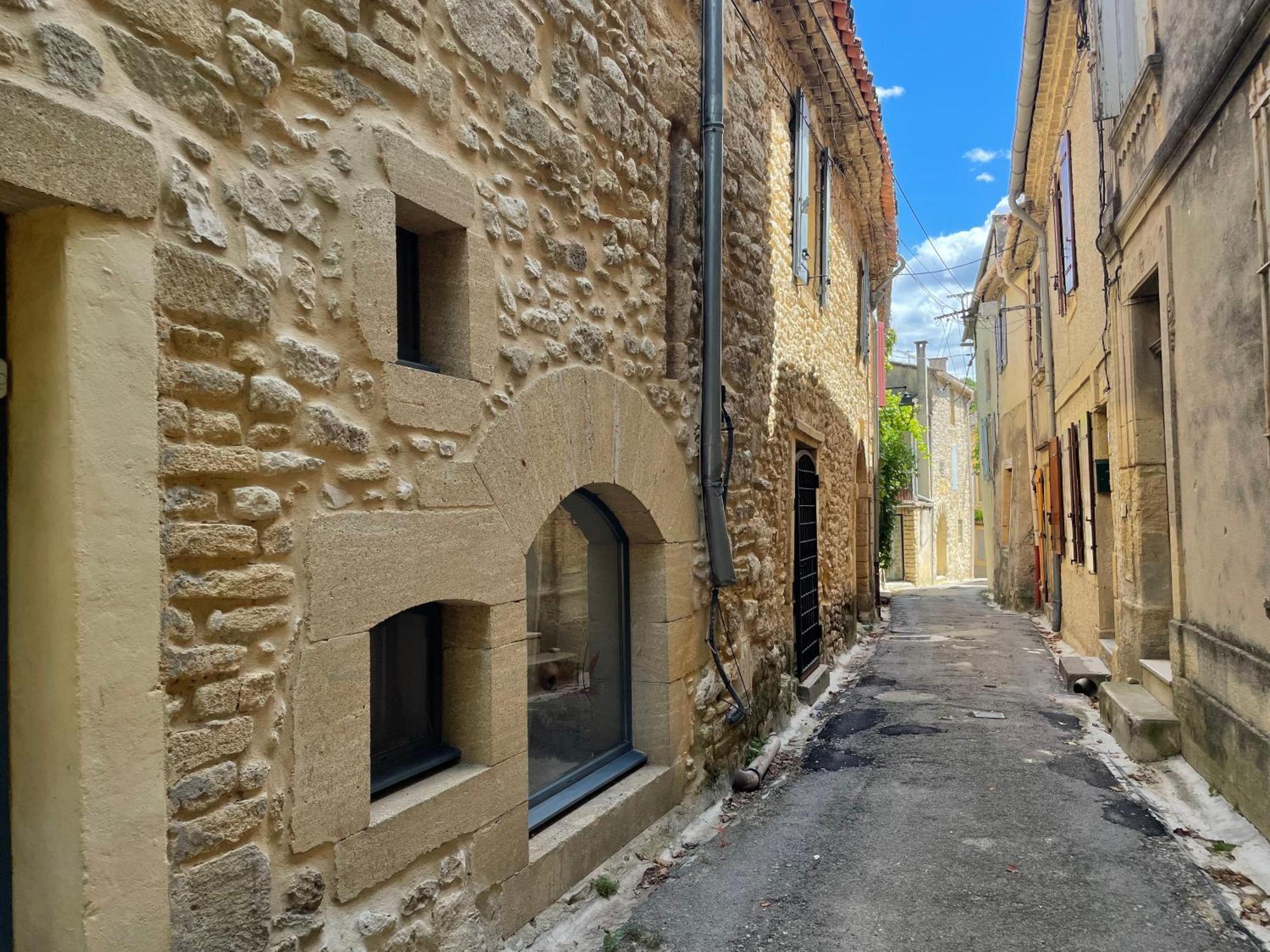 Charmante Maison De Village Collias Bagian luar foto